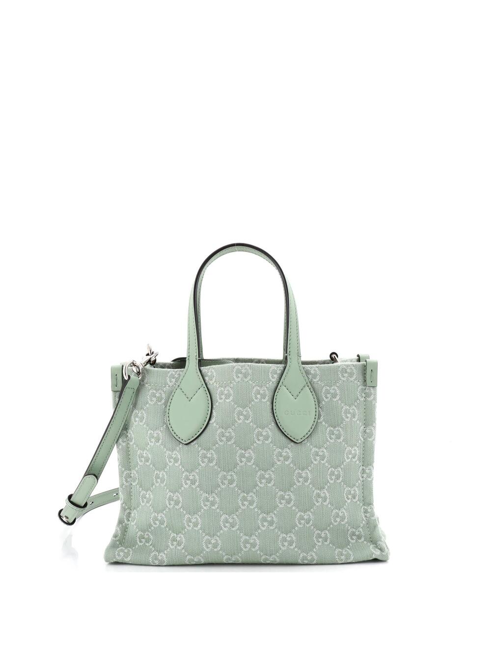 Gucci Ophidia Shopper Tote Gg Denim #265813G15B